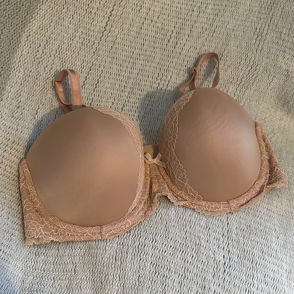 Victoria’s Secret Dream Angels Bra, 34DD, multi-way, dark nude/pink